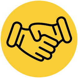 Hand Shake Vector Icon - Ease of Availability New India Assurance Workmen Compensation Policy 